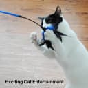3 Pack 22.8" Extra Long Cat Feather Wand Toys