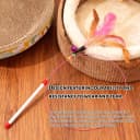 Cat Feather Wand Toy - Steel Wire Feather Interactive Cat Stick Training - Beads Bells Kitten Wand Toys Pet