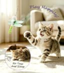 Interactive Cat Toys for Indoor Cats Chase and Exercise — 2PCS Retractable Cat Wand Toy