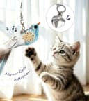 Interactive Cat Toys for Indoor Cats Chase and Exercise — 2PCS Retractable Cat Wand Toy