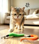 Interactive Cat Toys for Indoor Cats Chase and Exercise — 2PCS Retractable Cat Wand Toy