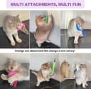 Cat Toys 11Pcs Cat Wand Worm Feather Refills for Indoor Cats
