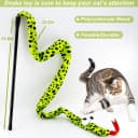 Interactive Cat Toy Wand with Catnip Mouse