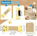Catnip Cat Toys Pillows for Indoor Kittens Kicker Chew — 9.45 Inches