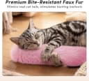 Catnip Cat Toys 4 Pack — Soft Cat Pillow Kicker Toys with Crinkle Sound