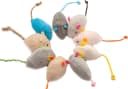 Cat Mice Toy 18-Pack Plush Catnip-Filled Mice Toys for Indoor Cats - Realistic Design — 9 Assorted Colors