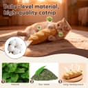 Plush Bread Catnip Toys for Indoor Cats 6 Pack