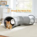Cat Tunnel S Shape Cat Tunnels for Large and Indoor Cats 51”Long