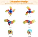 Cat Tunnel for Indoor Cats — Large Collapsible Cat Tube Toys