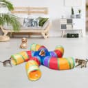 Cat Tunnel for Indoor Cats — Large Collapsible Cat Tube Toys