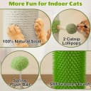 38" Tall Sisal Cat Scratching Post with Stable Base for Indoor Adult Cats