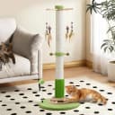 38" Tall Sisal Cat Scratching Post with Stable Base for Indoor Adult Cats