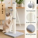 Tall Cat Scratching Post Tree Scratcher with Sisal Rope
