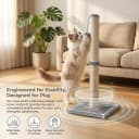Tall Cat Scratching Post Tree Scratcher with Sisal Rope