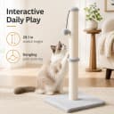 Tall Cat Scratching Post Tree Scratcher with Sisal Rope