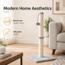 Tall Cat Scratching Post Tree Scratcher with Sisal Rope