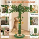 46" Extra Tall Cat Scratching Post for Large Cats — Sisal Rope