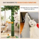 46" Extra Tall Cat Scratching Post for Large Cats — Sisal Rope