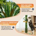 46" Extra Tall Cat Scratching Post for Large Cats — Sisal Rope