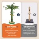 46" Extra Tall Cat Scratching Post for Large Cats — Sisal Rope