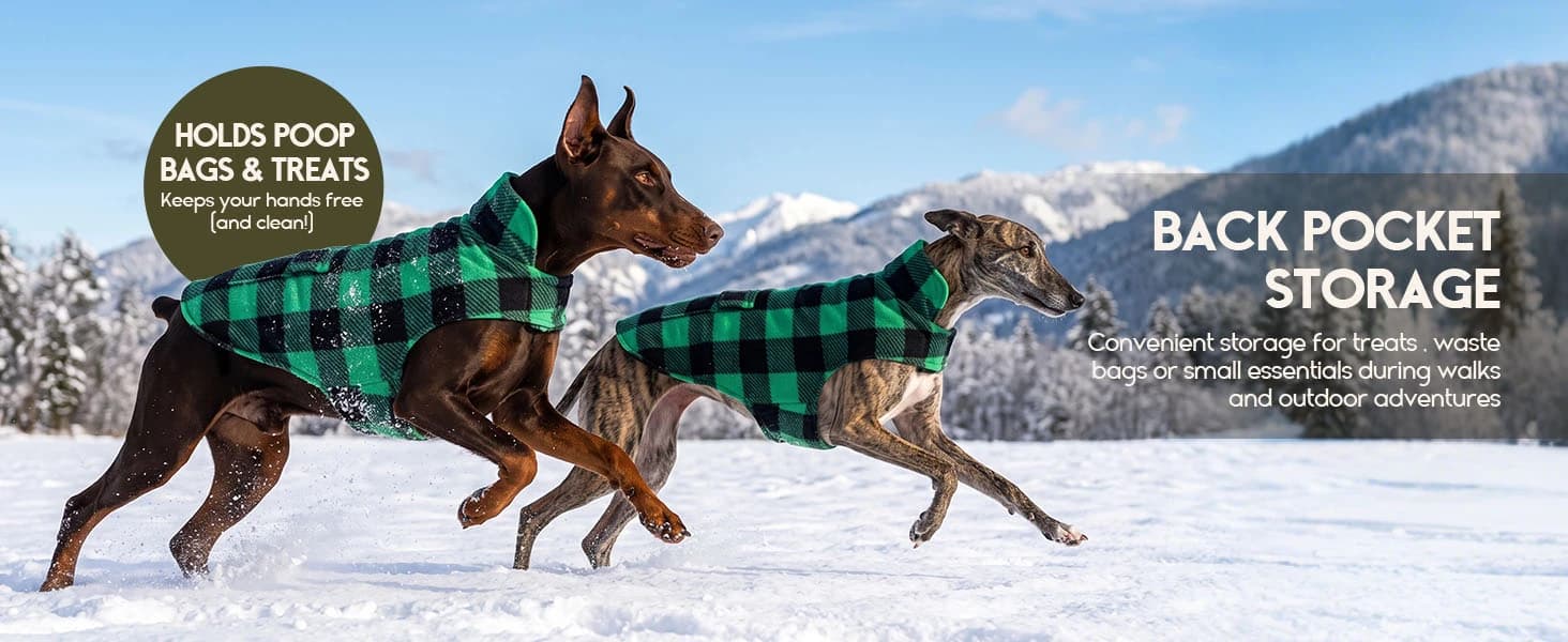 Reversible Dog Winter Coat — Dog Jacket for Small — product details