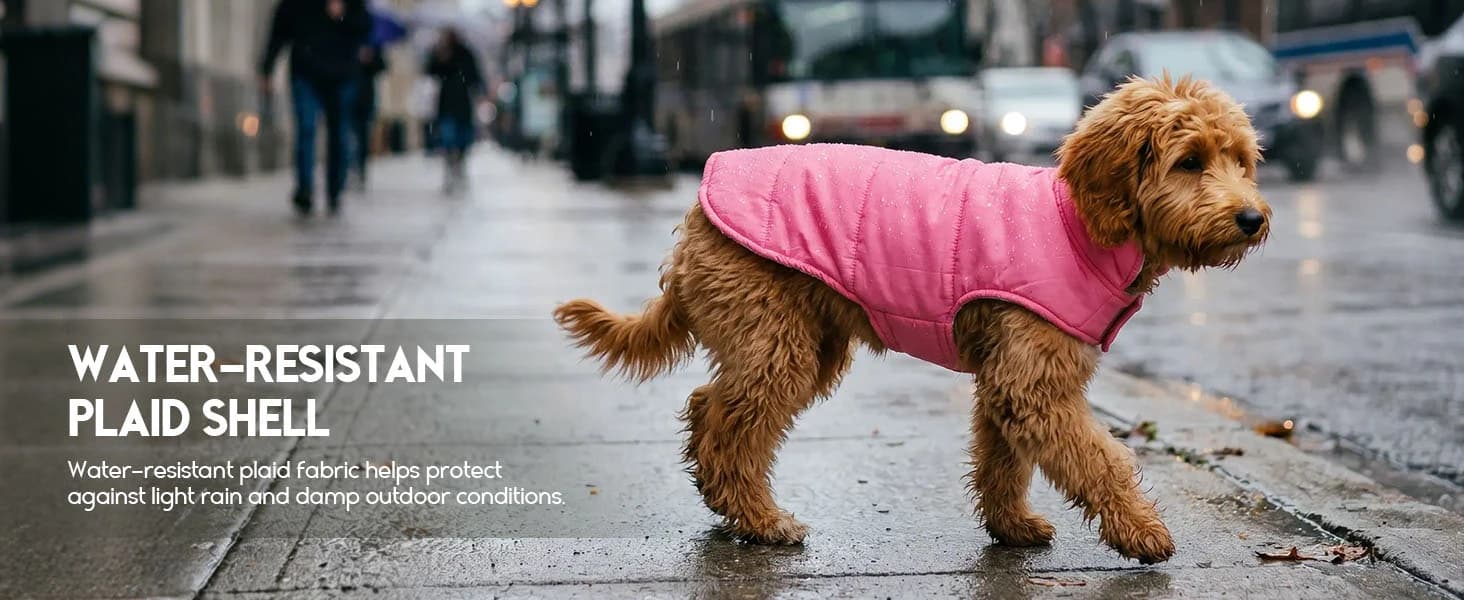Reversible Dog Winter Coat — Dog Jacket for Small — product details