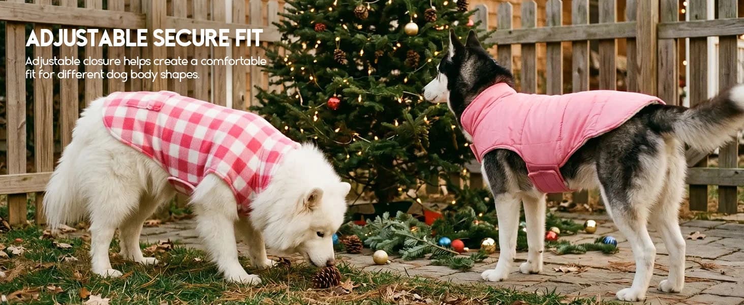 Reversible Dog Winter Coat — Dog Jacket for Small — product details