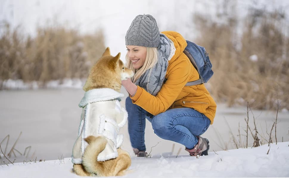 Dog Winter Jacket — Warm Windproof Dog Sweaters for Small Dogs — product details