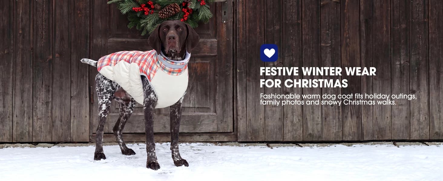 Dog Coat for Medium Dogs — Fleece Dog Winter Jacket with Harness — product details