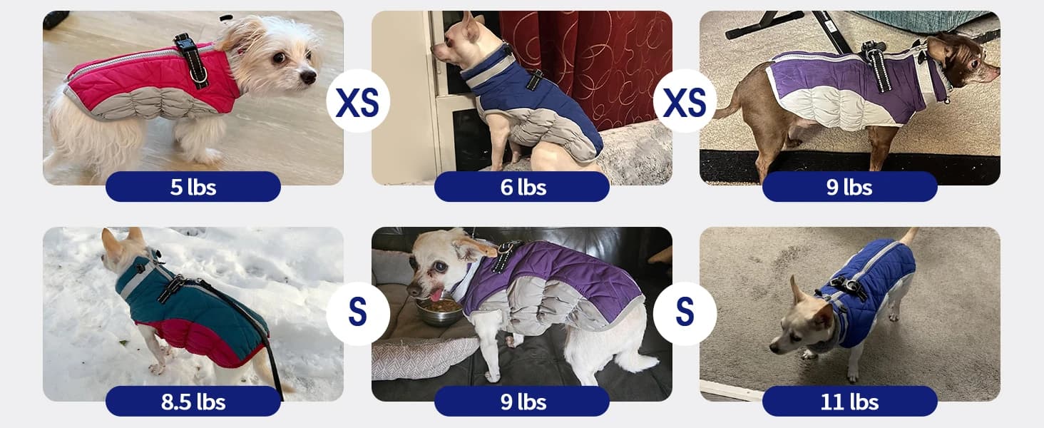 Dog Coat for Medium Dogs — Fleece Dog Winter Jacket with Harness — product details