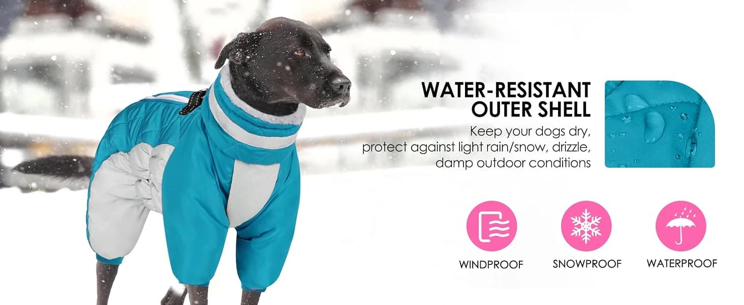 Full Body Dog Coat Warm Fleece Dog Winter Jacket for Small Dogs S — product details