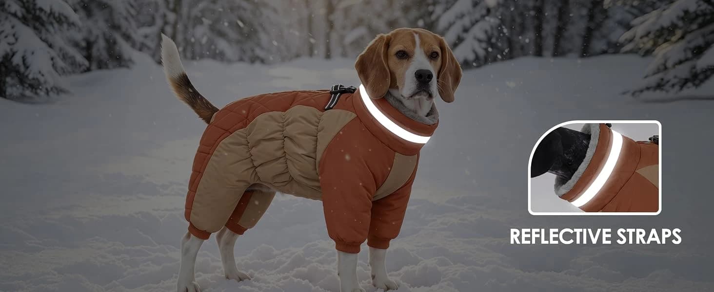 Full Body Dog Coat Warm Fleece Dog Winter Jacket for Small Dogs S — product details