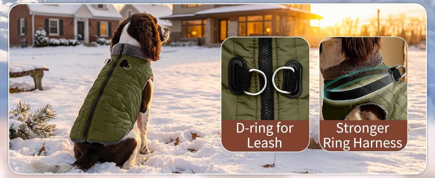 Fleece Dog Jacket for Small Dogs — product details