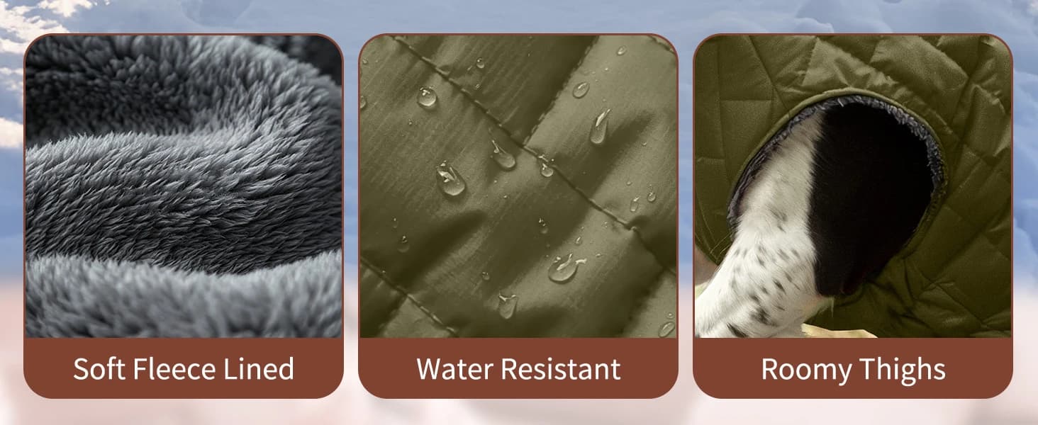 Fleece Dog Jacket for Small Dogs — product details