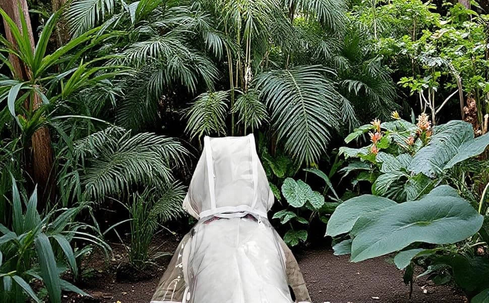 Clear Dog Rain Poncho for Small and Medium Dogs — product details