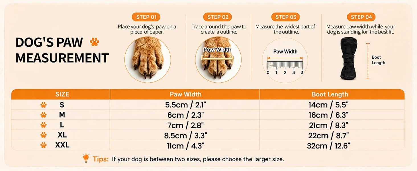 Dog Recovery Boot for Injured Paws — Available in five precise sizes
