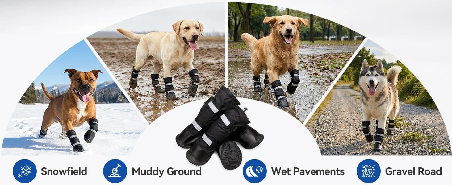 Winter Dog Boots for Large Dogs — product details
