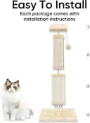 Cat Scratching Post for Indoor Cats — 32Inch Sisal Cat Scratcher