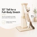 Cat Scratching Post for Indoor Cats — 32Inch Sisal Cat Scratcher