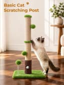 Funny Cat Scratching Posts Sturdy Scratcher Posts — 33''