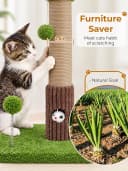 Funny Cat Scratching Posts Sturdy Scratcher Posts — 33''