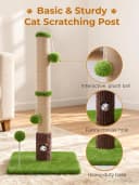 Funny Cat Scratching Posts Sturdy Scratcher Posts — 33''