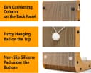 23.6 in L-Shaped Cardboard Cat Scratcher — 2-Pack for Indoor Cat