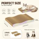Cat Scratching Board 2-Pack — Reversible Cat Scratcher Pad
