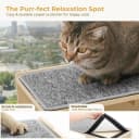 2-in-1 Cat Window Perch and Wall Shelves