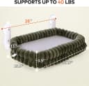 Cat Window Perch for Indoor Cats Hammock for Window with Reversible Cushion