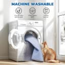 Cat Litter Mat 47" x 35" XL — Washable Urine-Proof Non-Slip Gray