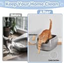 Silicone Cat Litter Mat for Litter Box 40”x28” Large Cat Mat