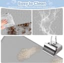 Silicone Cat Litter Mat for Litter Box 40”x28” Large Cat Mat