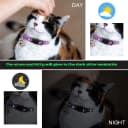 2PCS Breakaway Cat Collars with Bell Moons Stars Cute Kitty Adjustable Safe Kitten Collars with Pendant Glow in